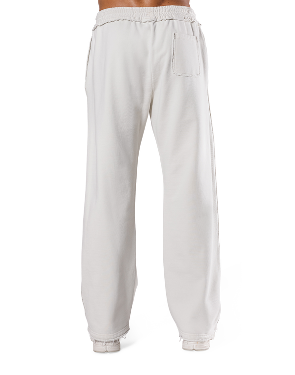 Wide Straight Vintage Sweat Pants - Ivory