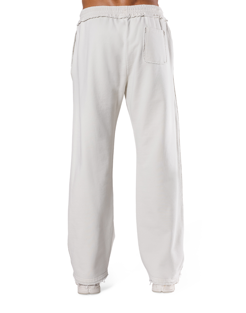 Wide Straight Vintage Sweat Pants - Ivory