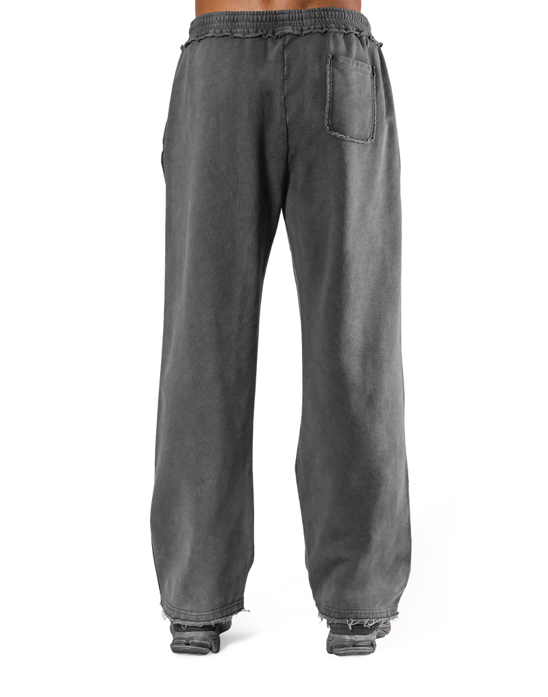 Wide Straight Vintage Sweat Pants - D.Grey