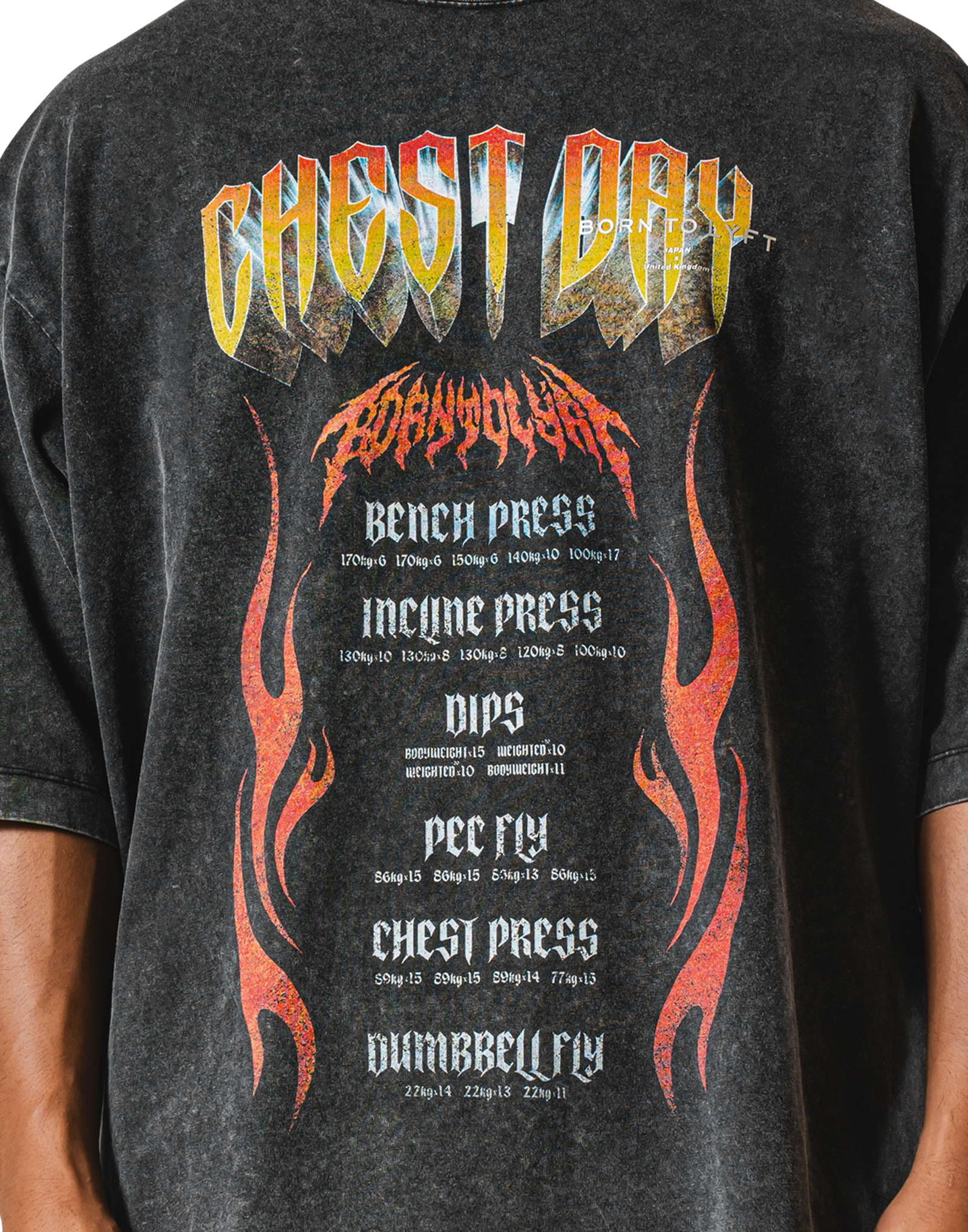 Chest Day Vintage Extra Big T-Shirt – LÝFT Chest Day Vintage Extra Big T-Shirt – LÝFT