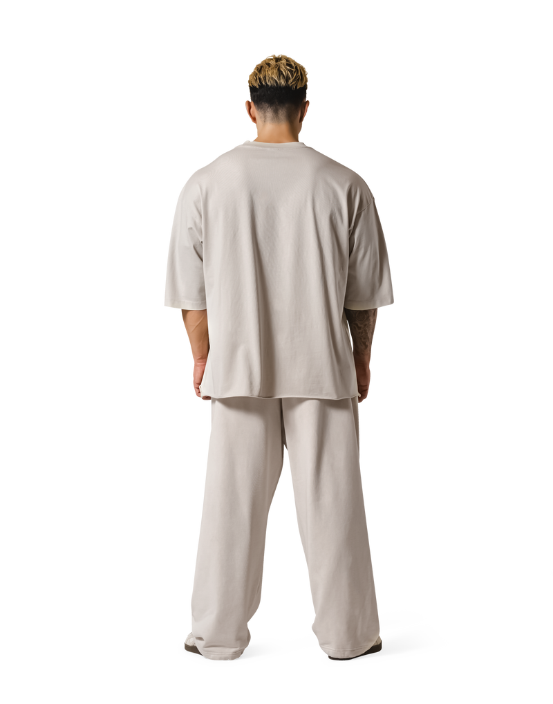 Chest Day Vintage Extra Big T-Shirt - Ivory