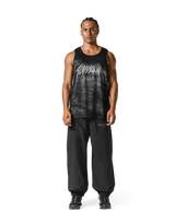 Death Metal Logo Vintage Mesh Tanktop - Black