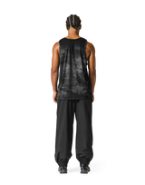 Death Metal Logo Vintage Mesh Tanktop - Black