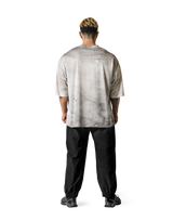 Death Metal Logo Vintage Mesh Extra Big T-Shirt - Ivory