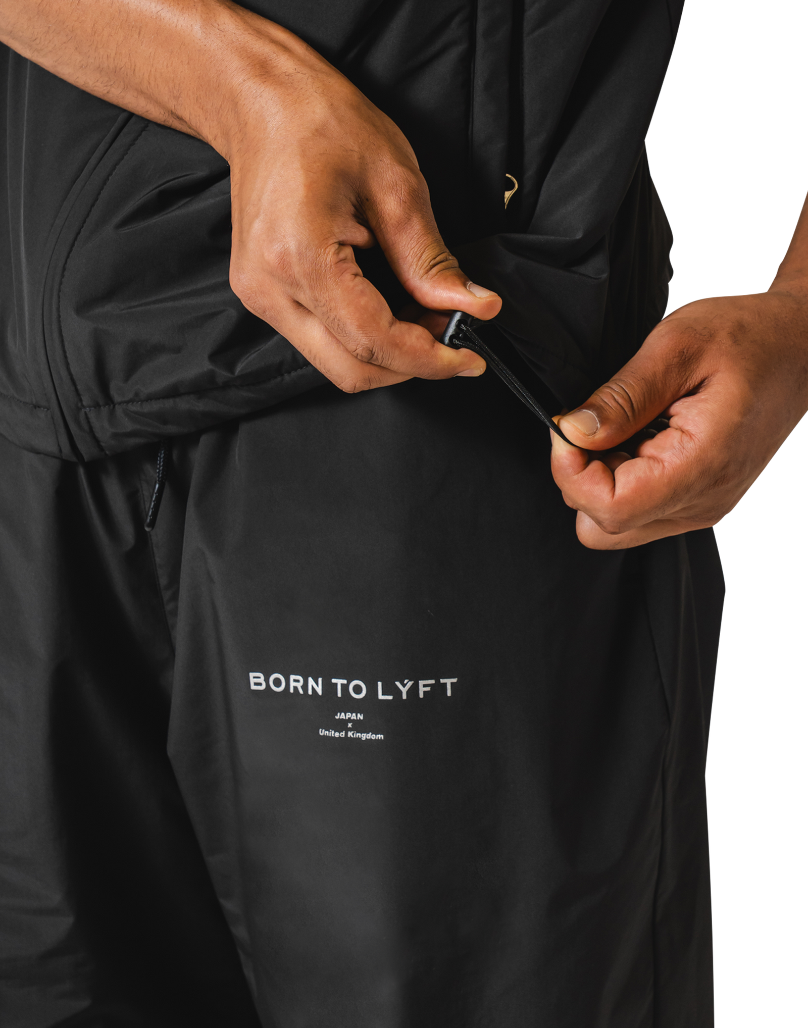 Nylon Zip Up Vest - Black – LÝFT Nylon Zip Up Vest - Black – LÝFT