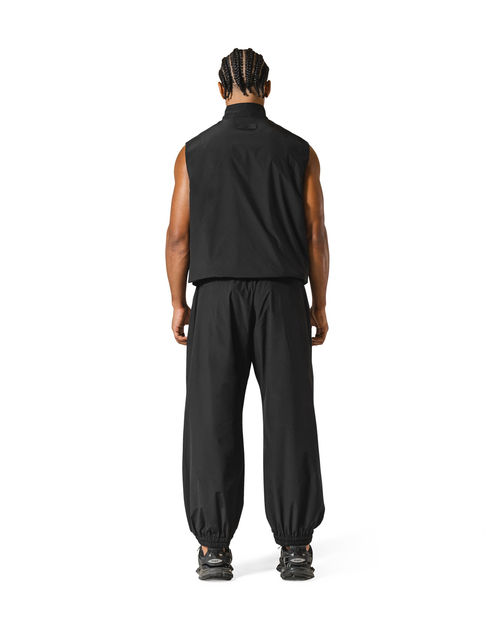 Nylon Zip Up Vest - Black – LÝFT Nylon Zip Up Vest - Black – LÝFT