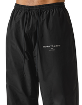 Nylon Lounge Joggers - Black