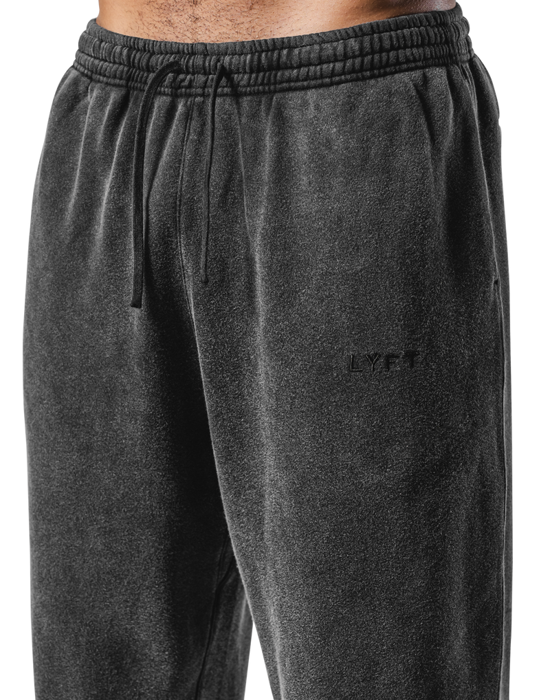 Wide Loose Vintage Sweat Pants - Black – LÝFT