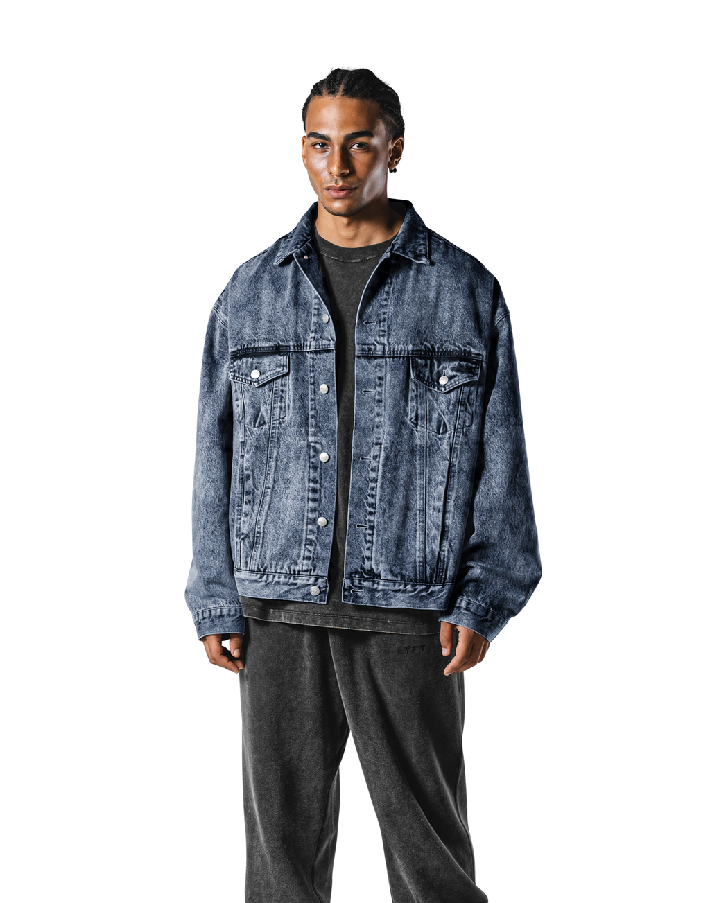 Oversize Denim Jacket - Blue – LÝFT Oversize Denim Jacket - Blue – LÝFT