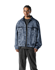 Oversize Denim Jacket - Blue
