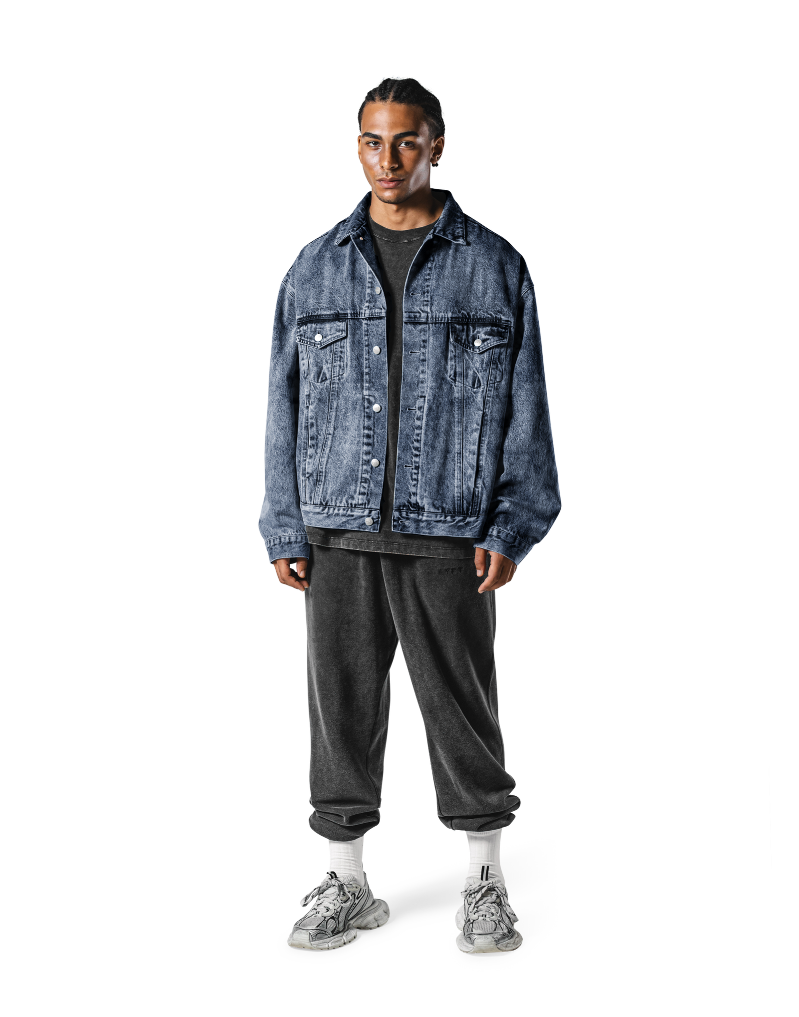 Oversize Denim Jacket - Blue – LÝFT Oversize Denim Jacket - Blue – LÝFT