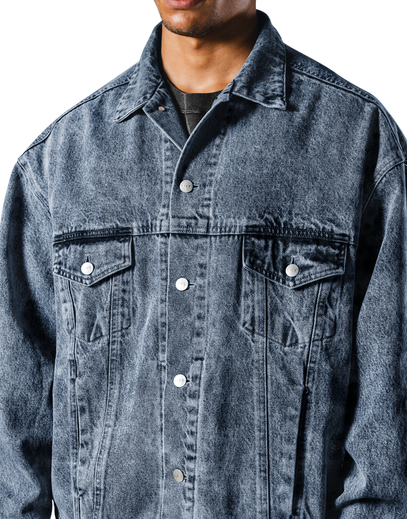 Oversize Denim Jacket - Blue – LÝFT Oversize Denim Jacket - Blue – LÝFT
