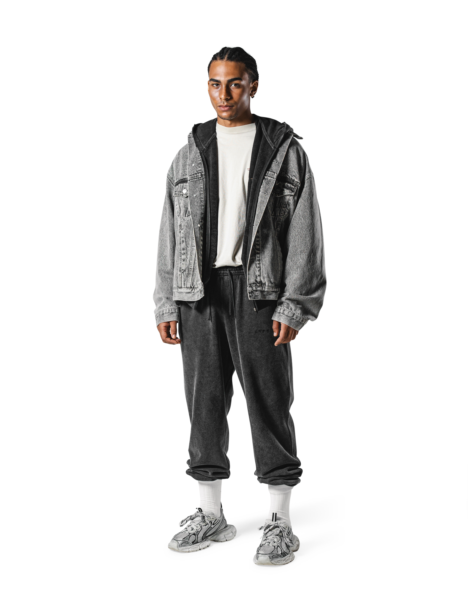 Oversize Denim Jacket - Black – LÝFT