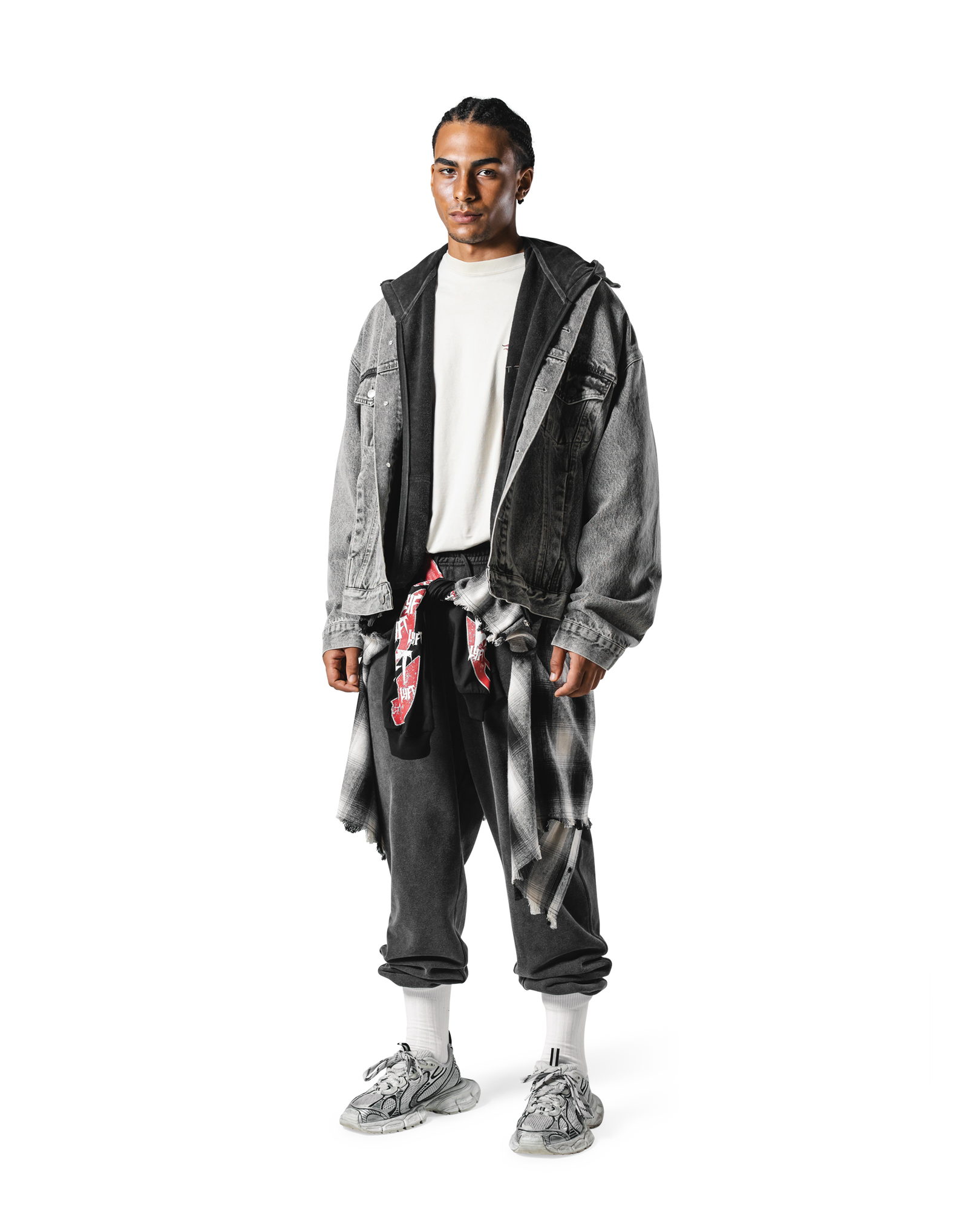 Oversize Denim Jacket - Black – LÝFT