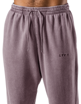 Wide Loose Vintage Sweat Pants - Purple