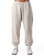 Wide Loose Vintage Sweat Pants - Ivory