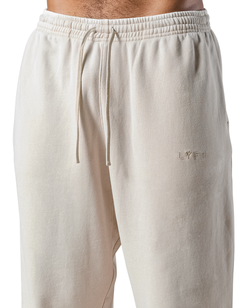Wide Loose Vintage Sweat Pants - Ivory