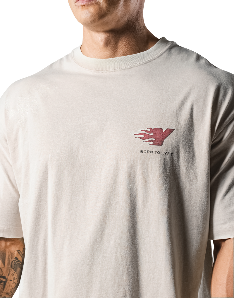 LYFT/リフト トレーニングクラブロゴビックTシャツ アイボリー Training Club Logo Big T-Shirt - Ivory – LÝFT