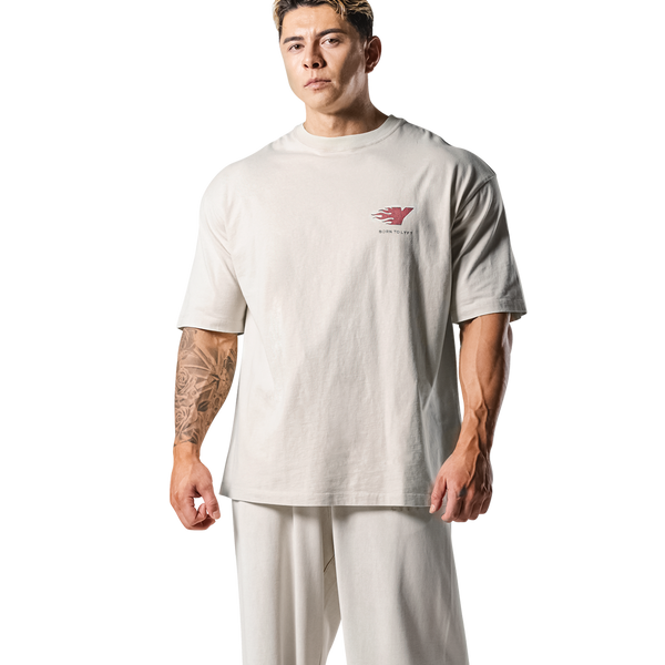Training Club Logo Big T-Shirt - Ivory – LÝFT