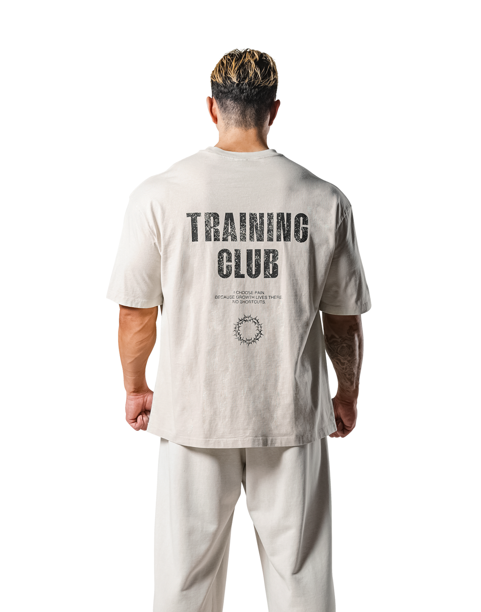 Training Club Logo Big T-Shirt - Ivory – LÝFT Training Club Logo Big T-Shirt - Ivory – LÝFT