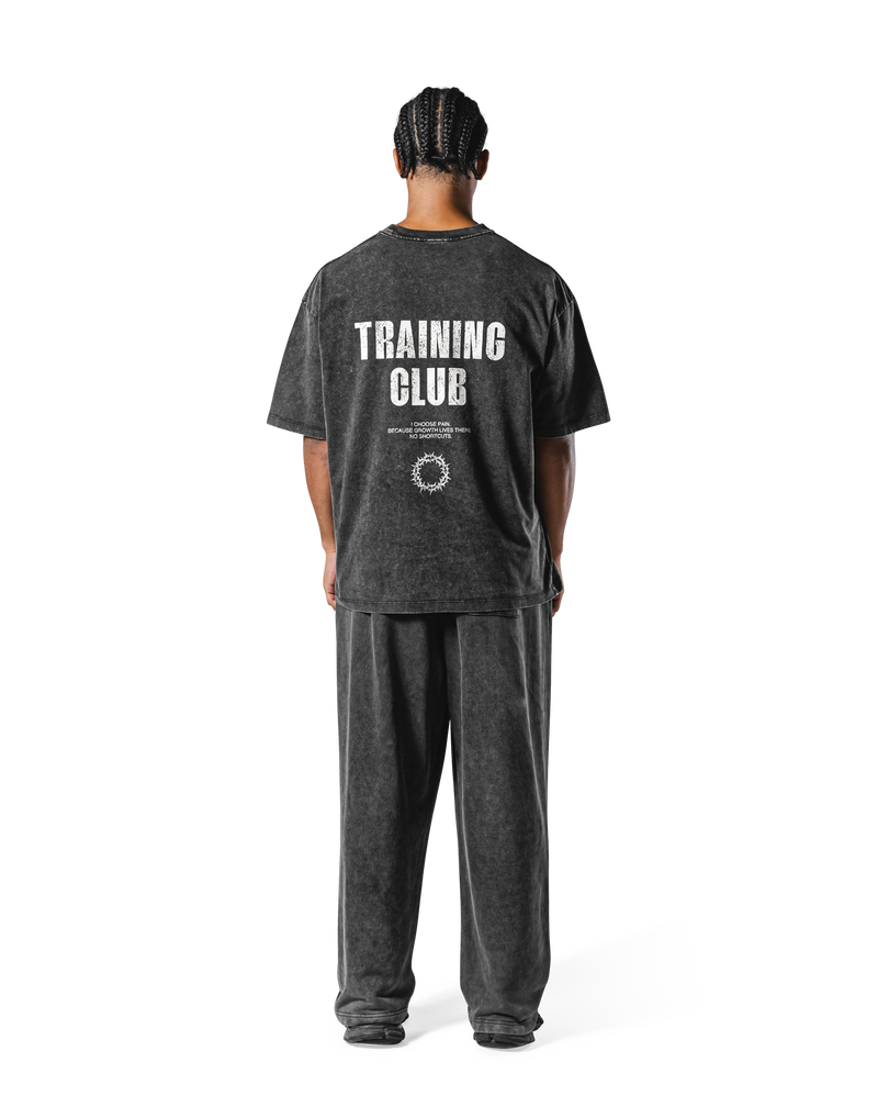 Training Club Logo Big T-Shirt - Black