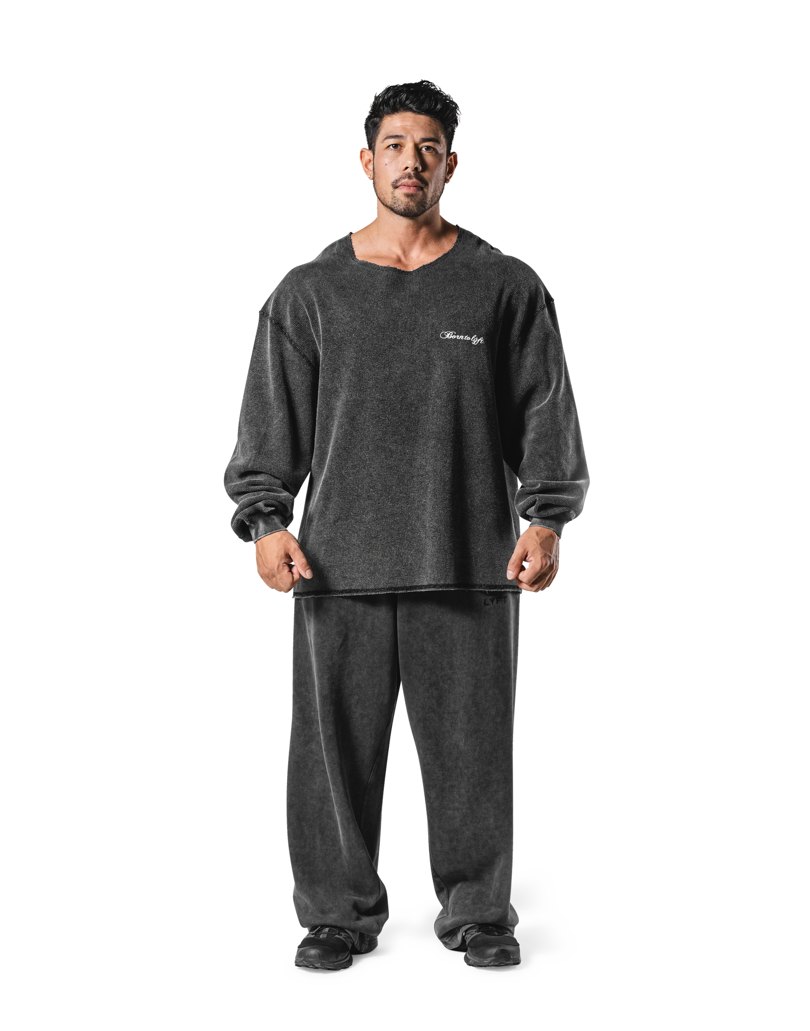 トップス VINTAGE THERMAL LONG T-SHIRT - BLACK 2025_9_12-