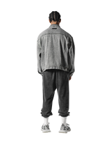 Oversize Denim Jacket - Black