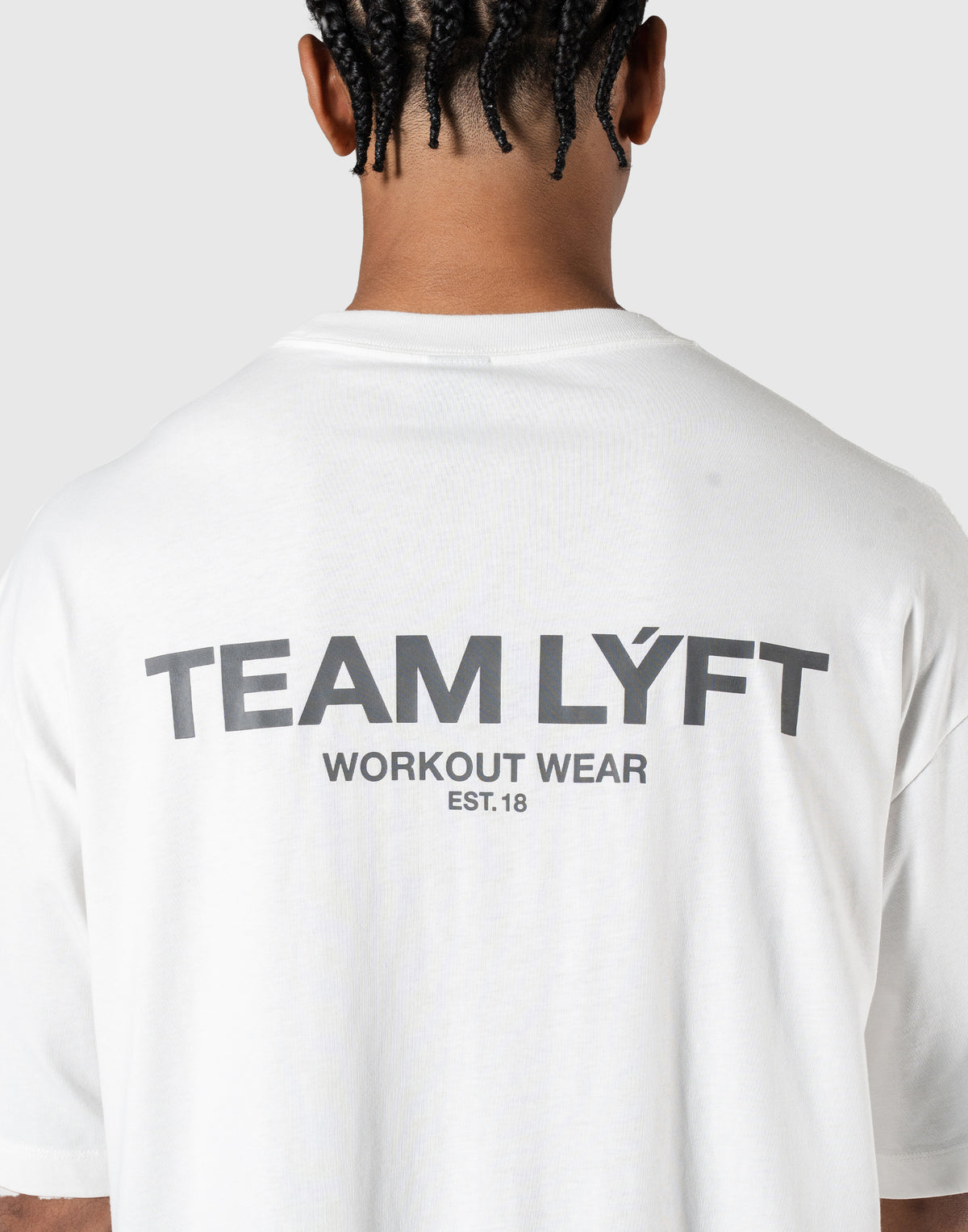 TEAM LÝFT Logo Big T-Shirt - White