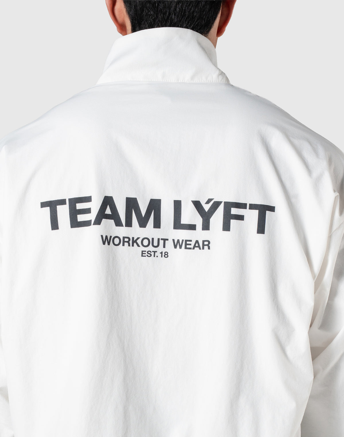TEAM LÝFT Logo Nylon Jacket - White
