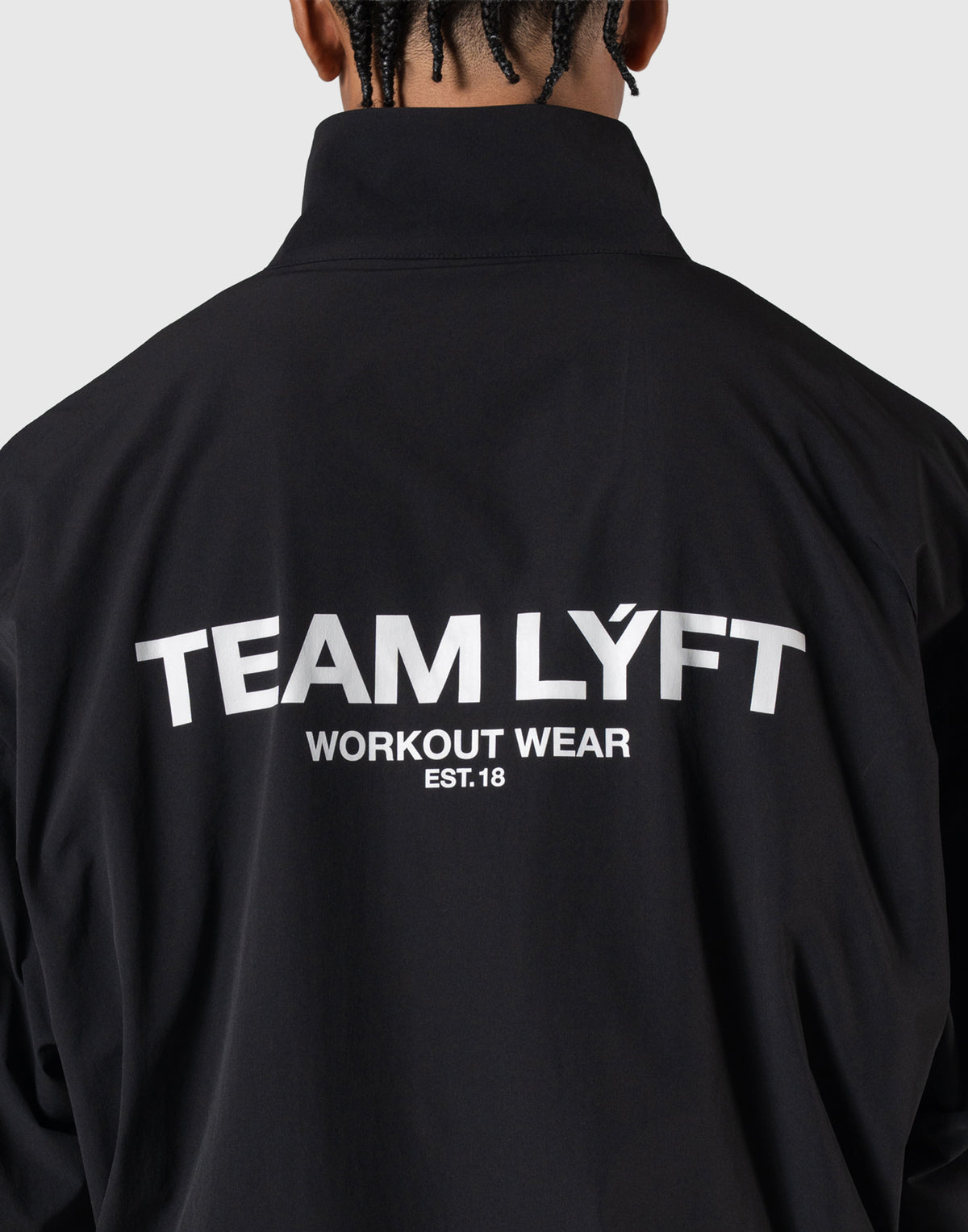 TEAM LÝFT Logo Nylon Jacket - Black