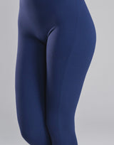 Comfort Back-Cross Long Jumpsuit - Navy