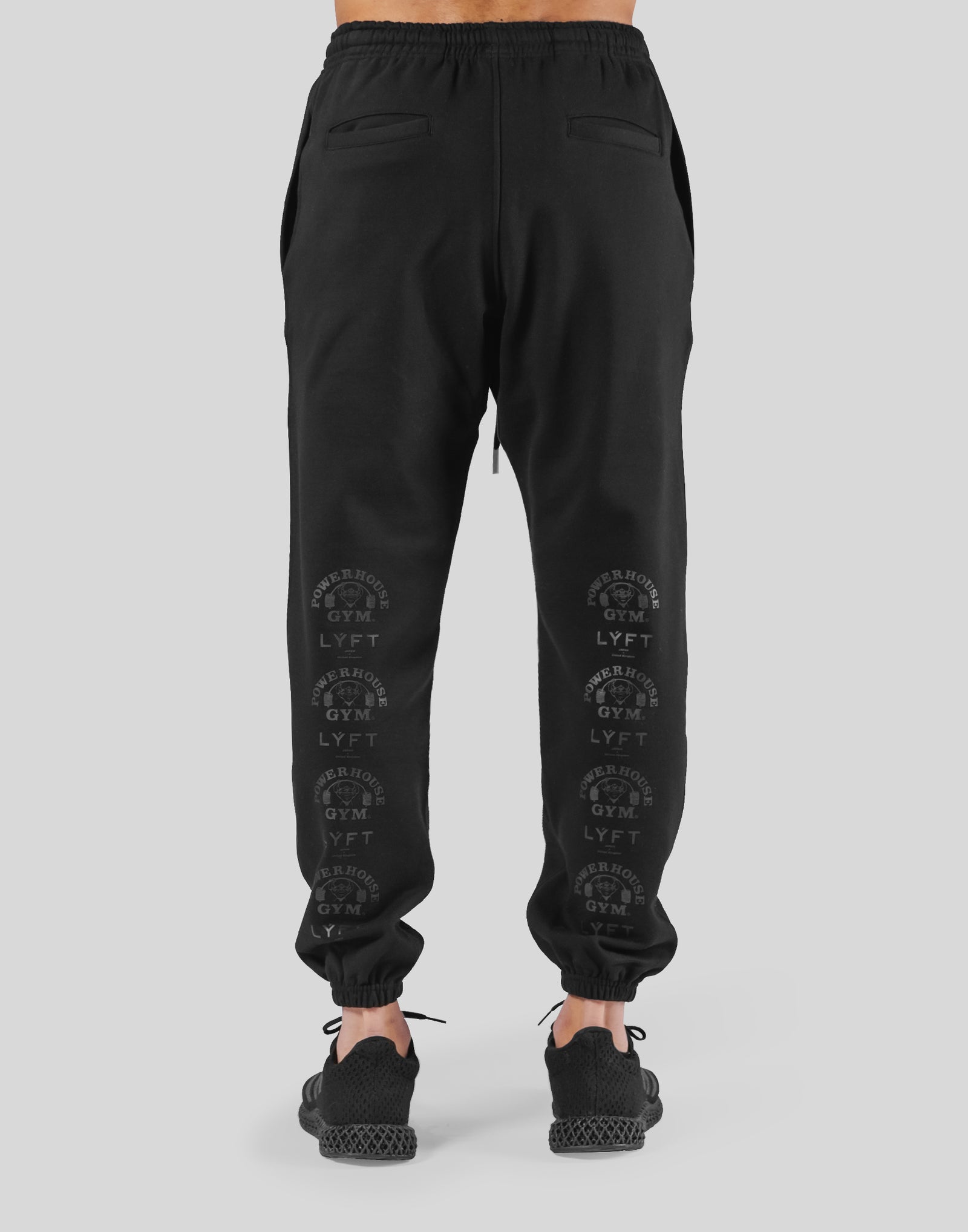 LÝFT × Power House Gym Sweat Pants - Black