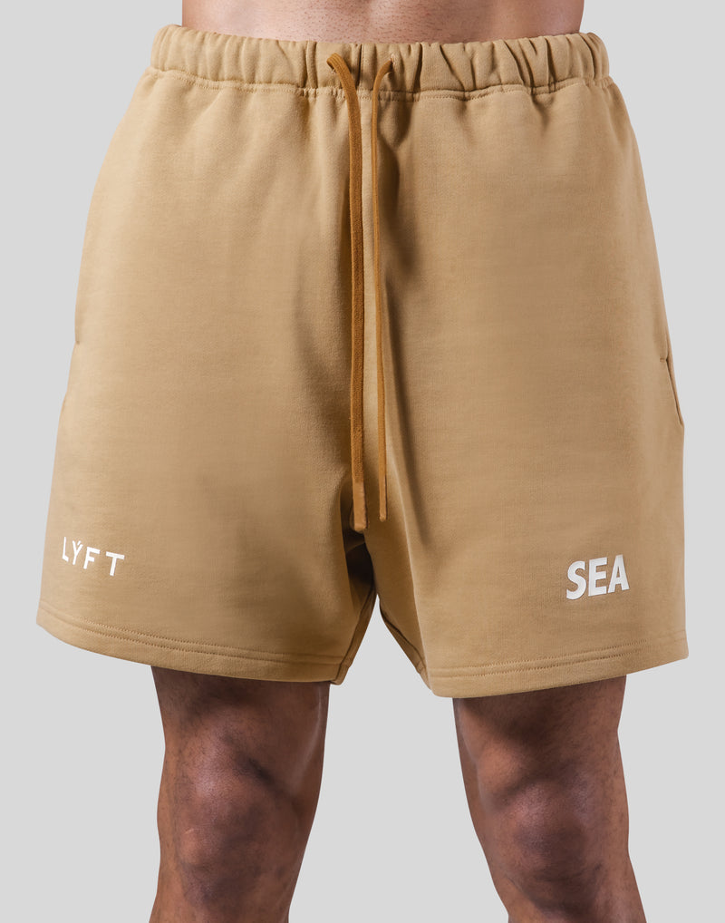 LÝFT × WIND AND SEA Sweat Shorts - Beige