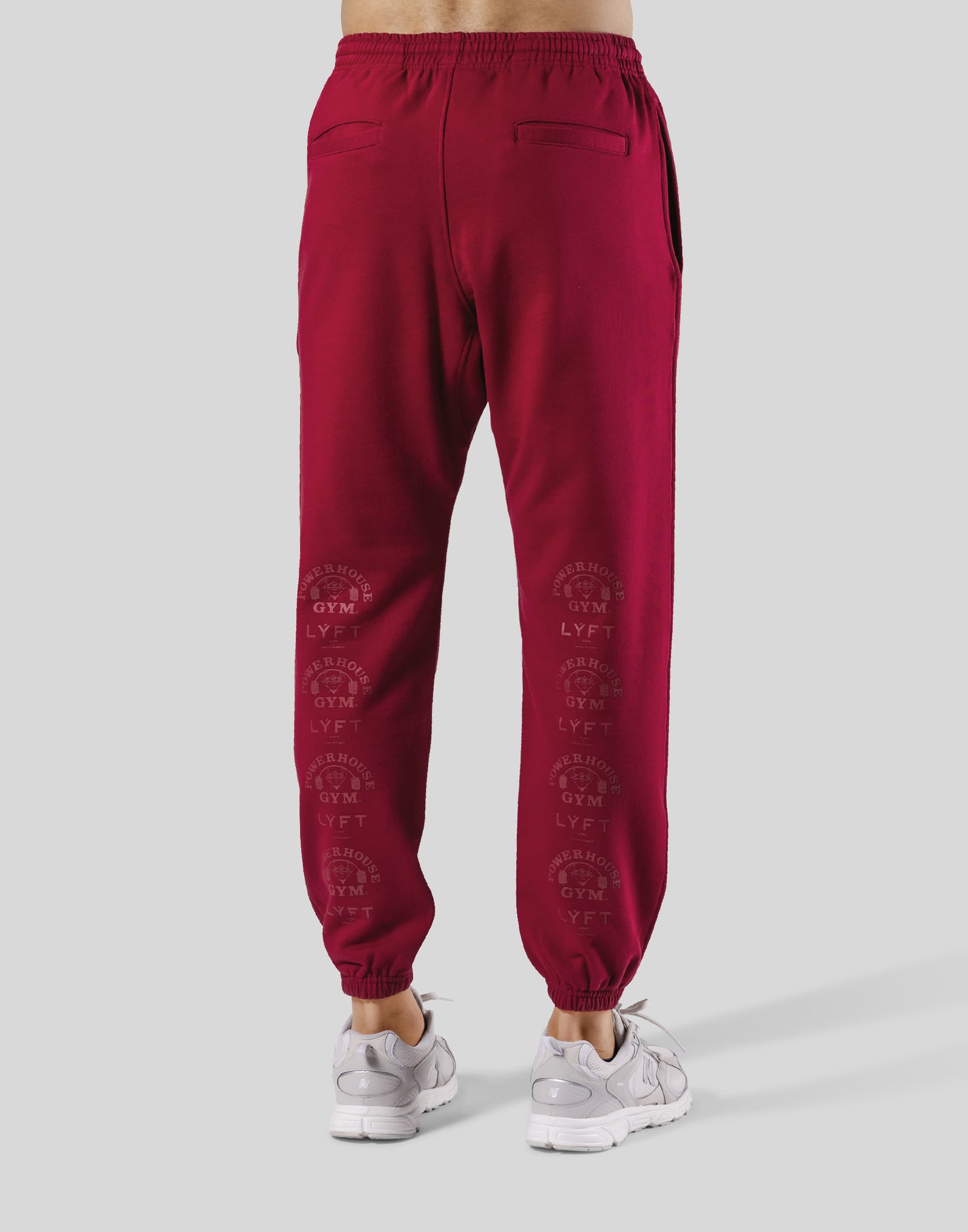 LÝFT × Power House Gym Sweat Pants - Red