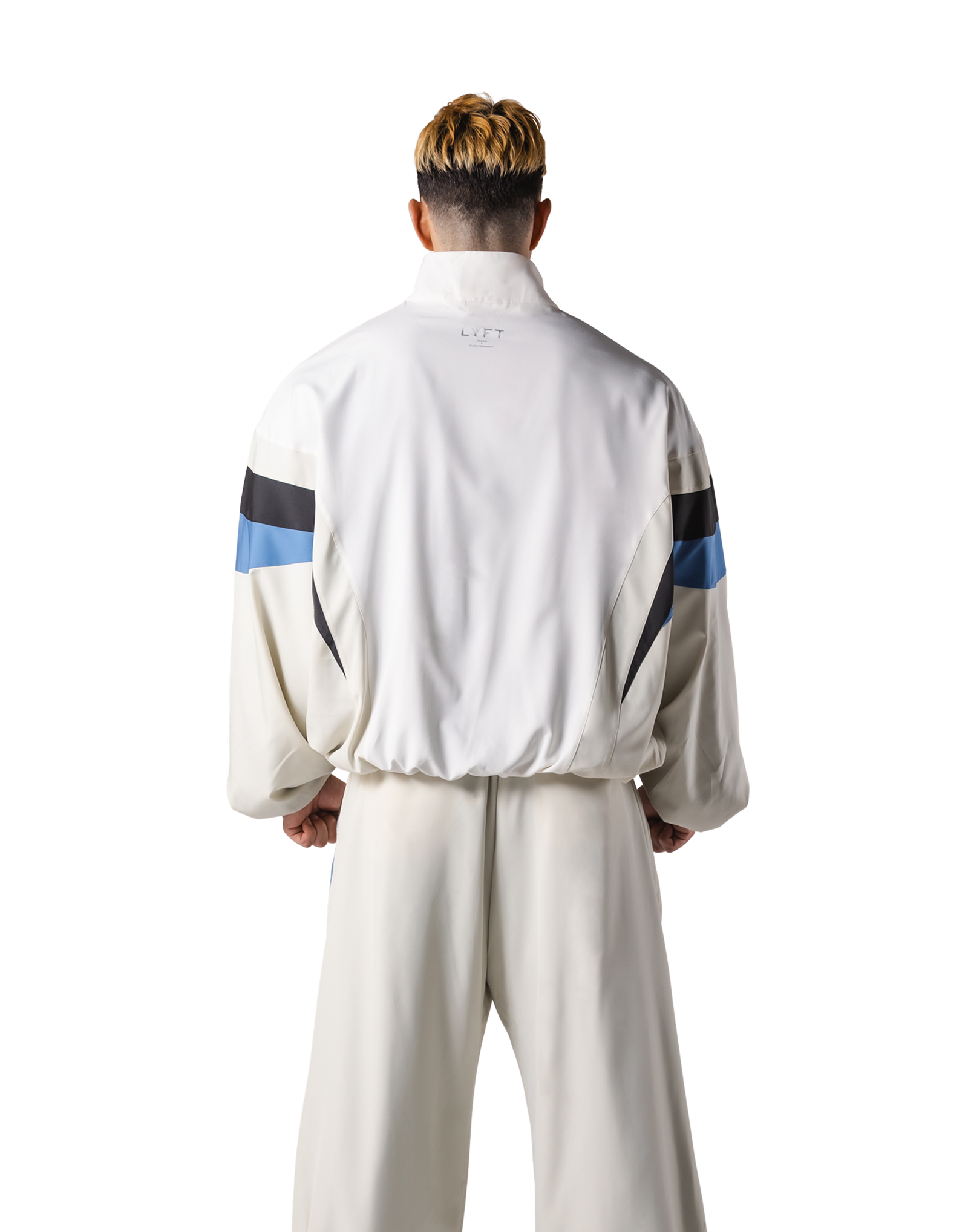2Line Oversize Track Jacket V.2 - Ivory – LÝFT 2Line Oversize Track Jacket V.2 - Ivory – LÝFT