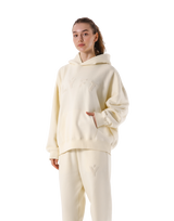 Pile Wappen Sweat Hoodie - Ivory