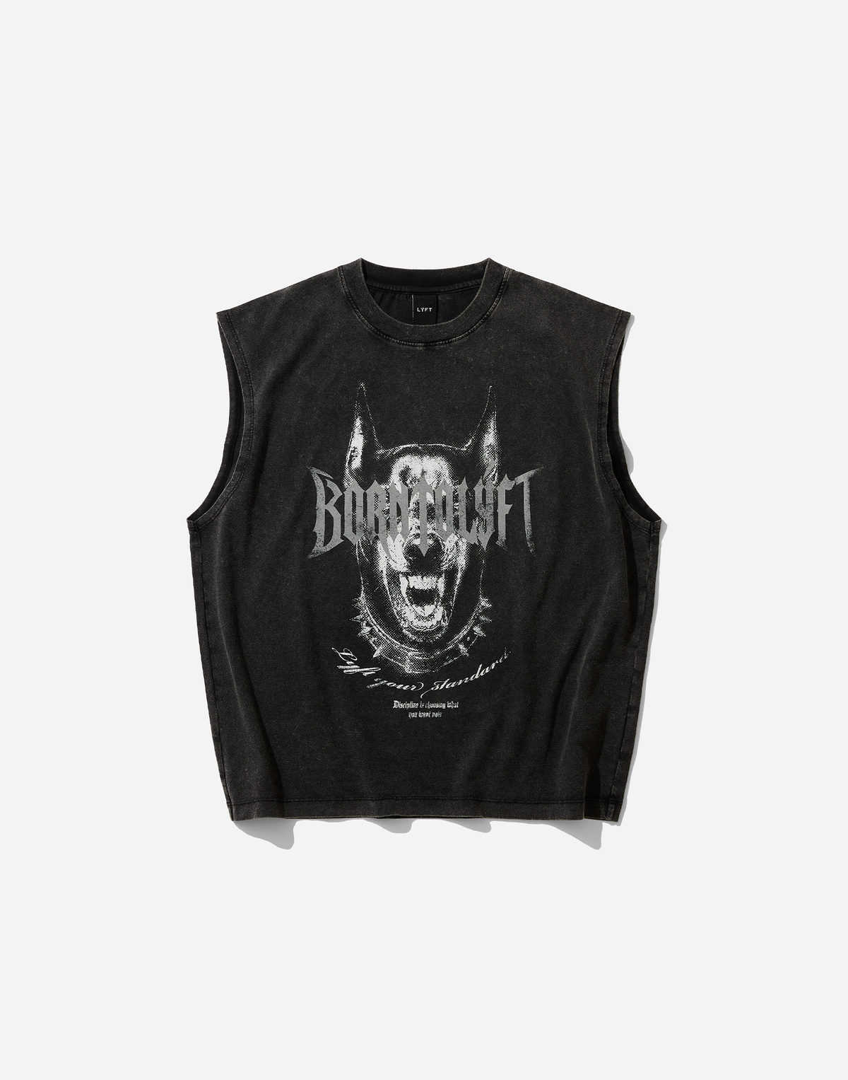 Doberman Metal Logo Vintage Tanktop - Black