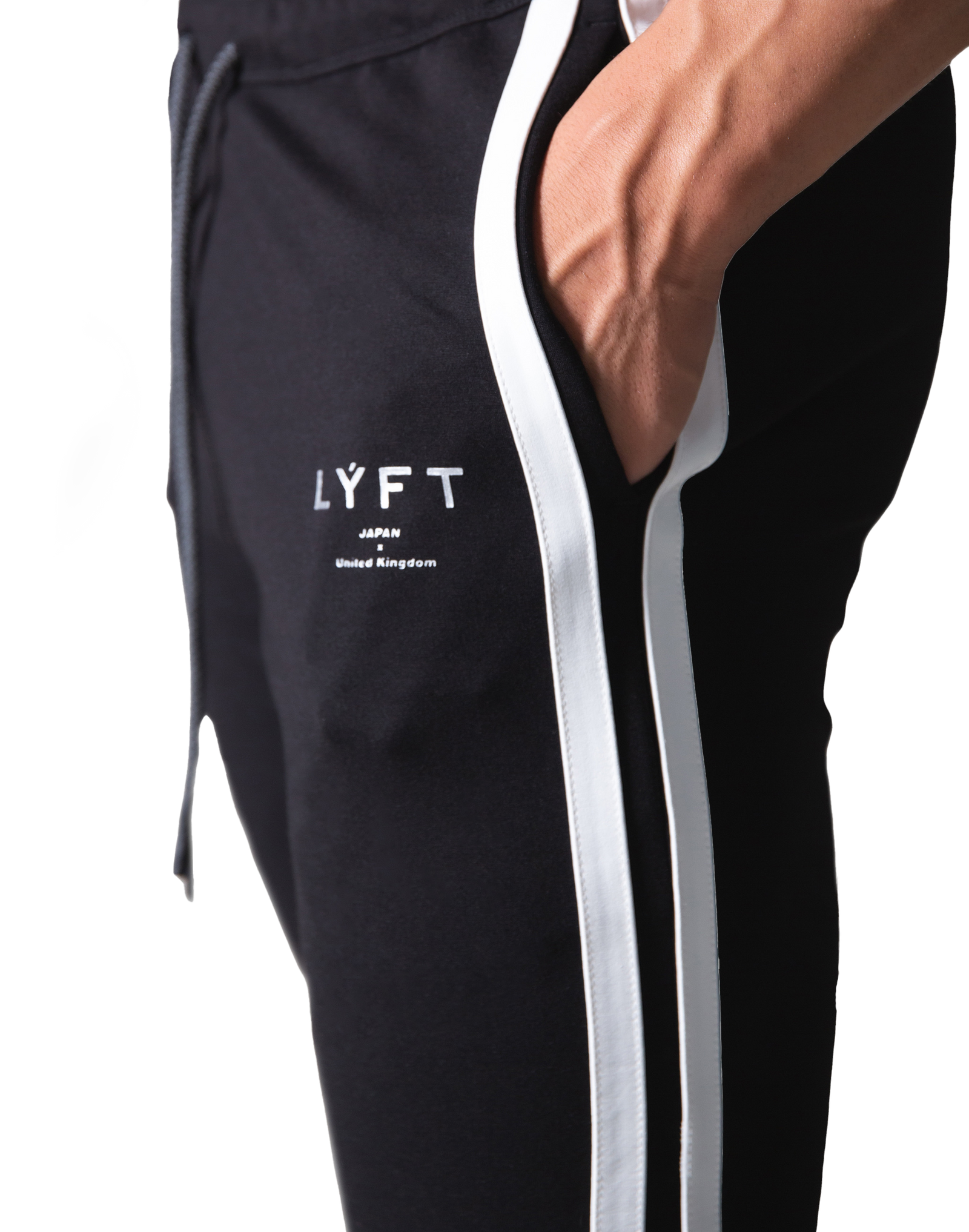 LYFT Stretch 2 Line Pants - Black – LÝFT LYFT Stretch 2 Line Pants - Black – LÝFT