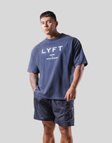 LÝFT Vintage Big T-Shirt - Navy