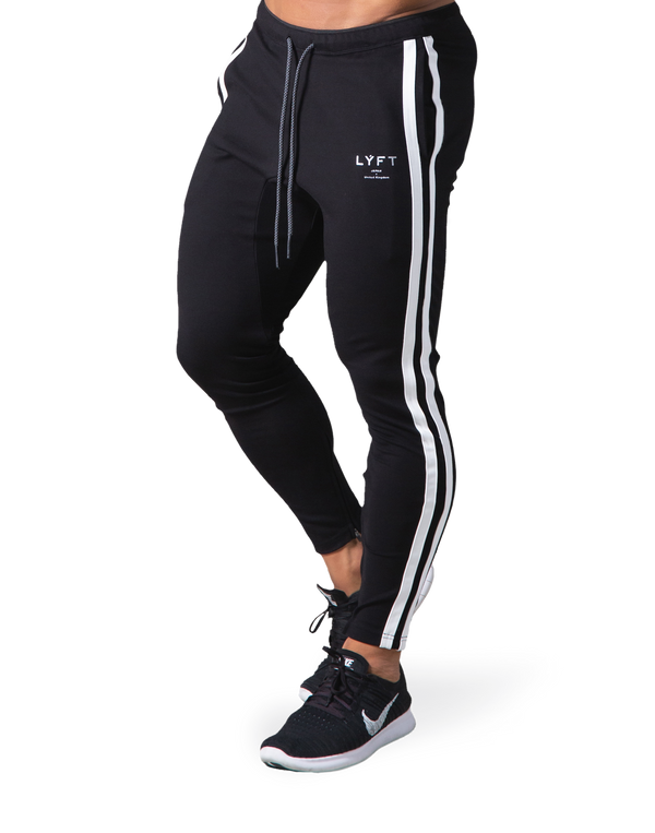 2Way Stretch 2 Line Pants - Black