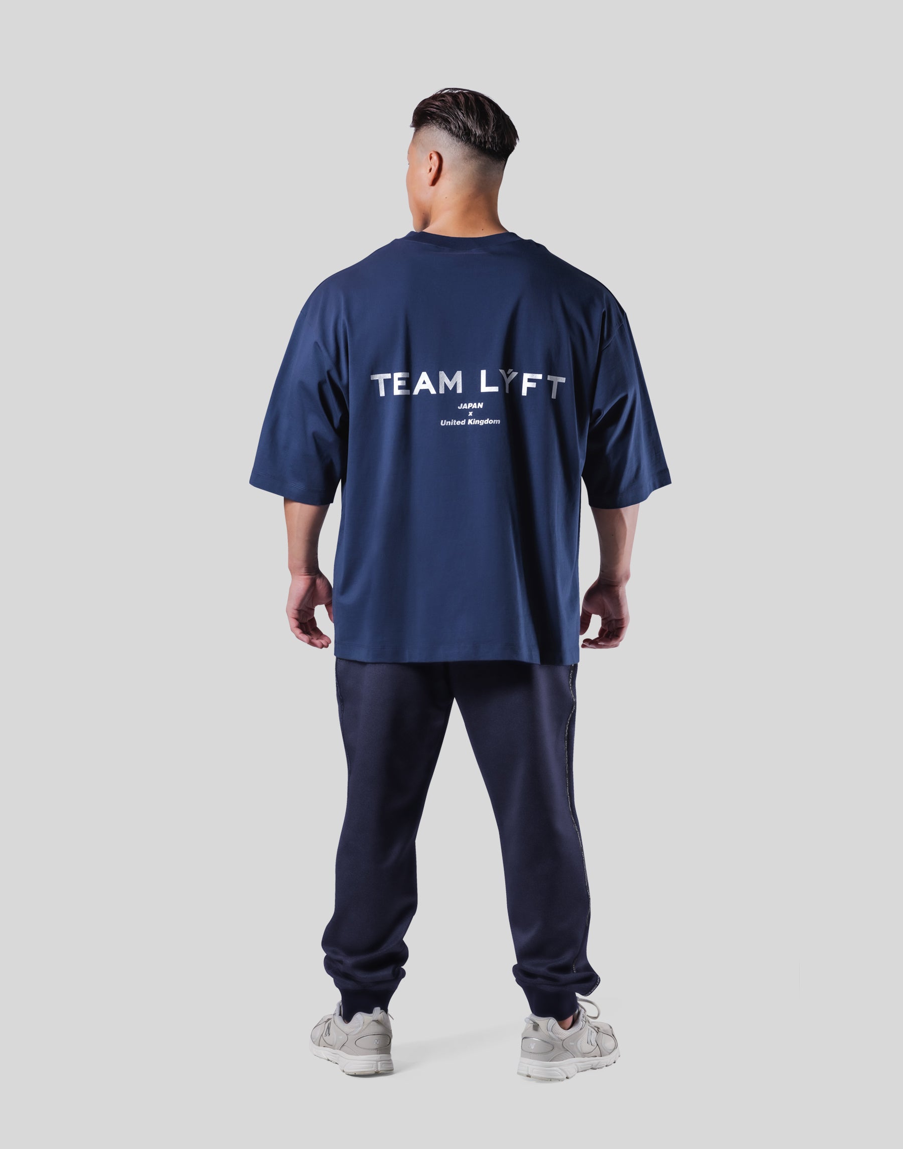 トップス LYFT ROUND PATTERN EXTRA BIG T-SHIRT Team LÝFT Extra Big T-Shirt - Navy
