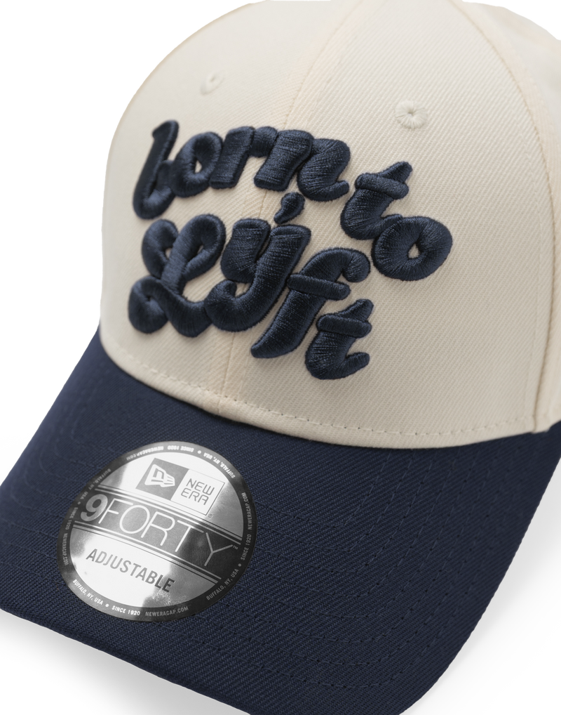 LÝFT × New Era 9Forty Bicolor BTL Logo - Navy LÝFT × New Era 9Forty Bicolor BTL Logo - Navy