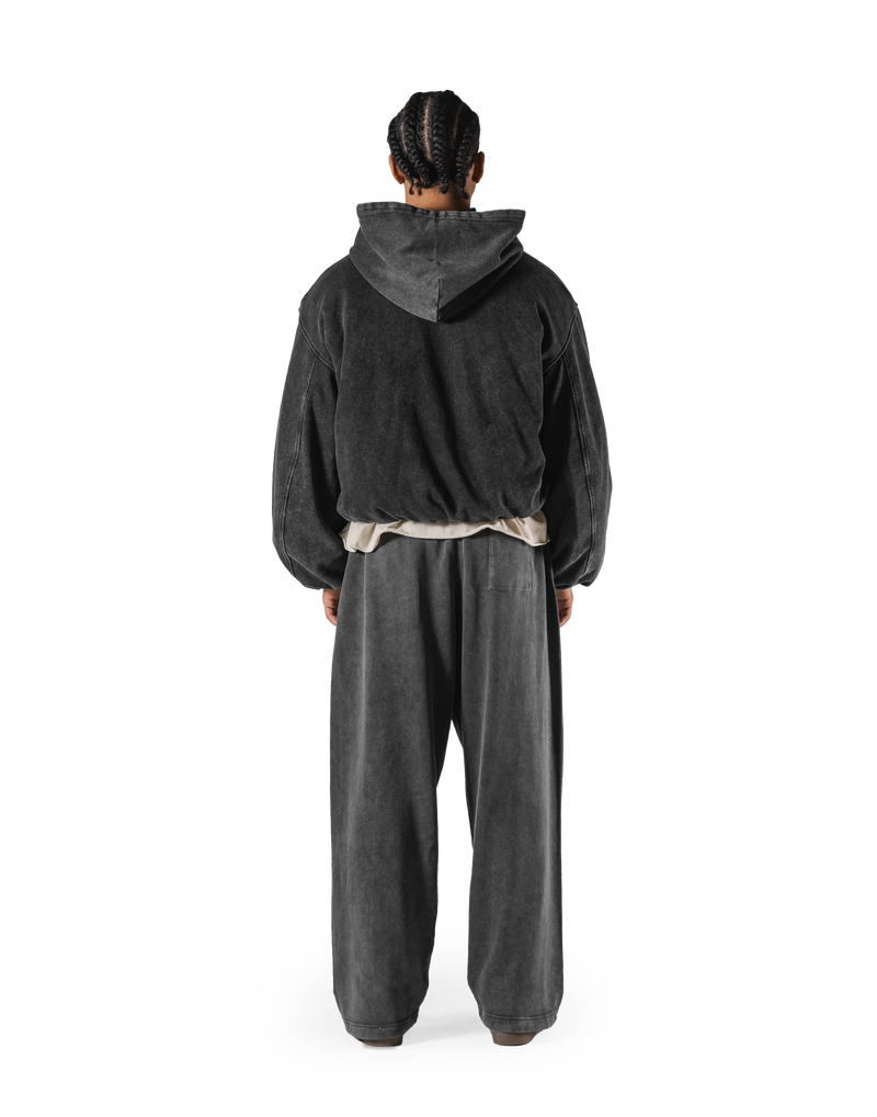 SWITCH LAYER™ Vintage Hoodie | MA-1 Puffer Jacket - Black