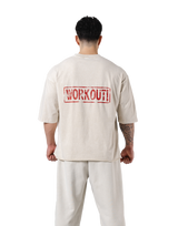 Leg Day Vintage Extra Big T-Shirt - Ivory