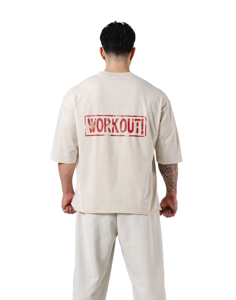 Leg Day Vintage Extra Big T-Shirt - Ivory – LÝFT