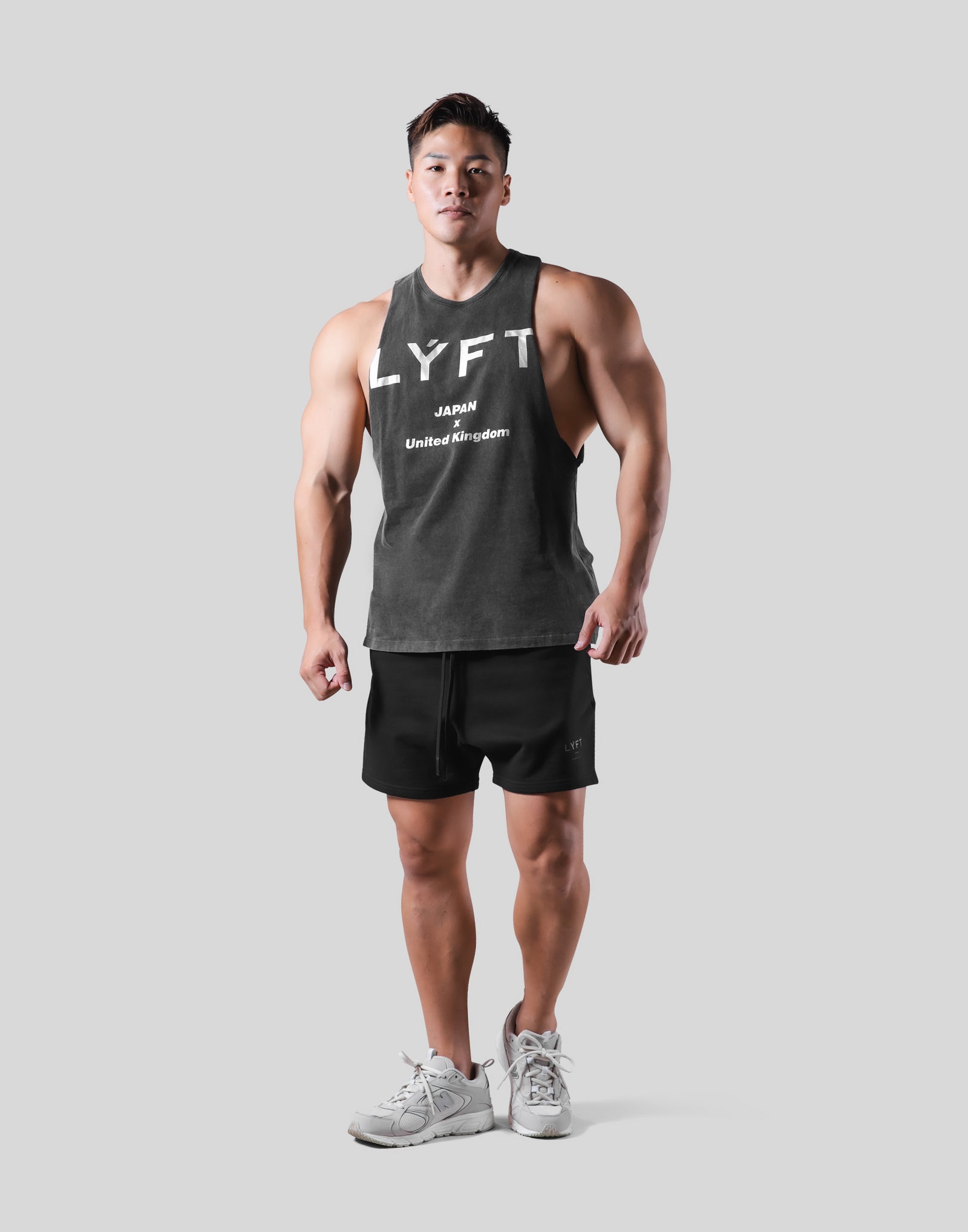 LÝFT Vintage Drop Tanktop - Black