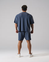 Script Logo Mesh Baseball Shirt - Grey