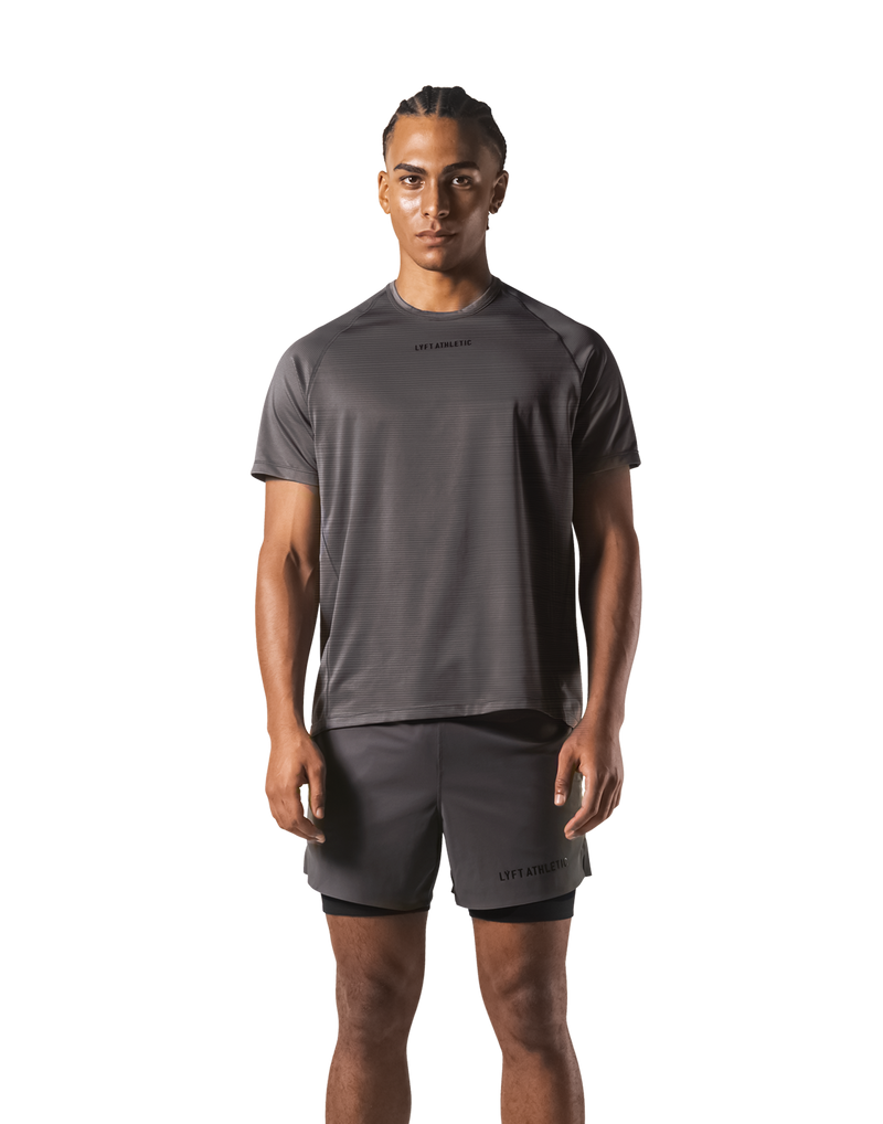 LYFT ダークグレー Tシャツ One Point LÝFT Big T-Shirt - D.Grey