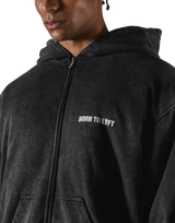 SWITCH LAYER™ Vintage Hoodie | MA-1 Puffer Jacket - Black