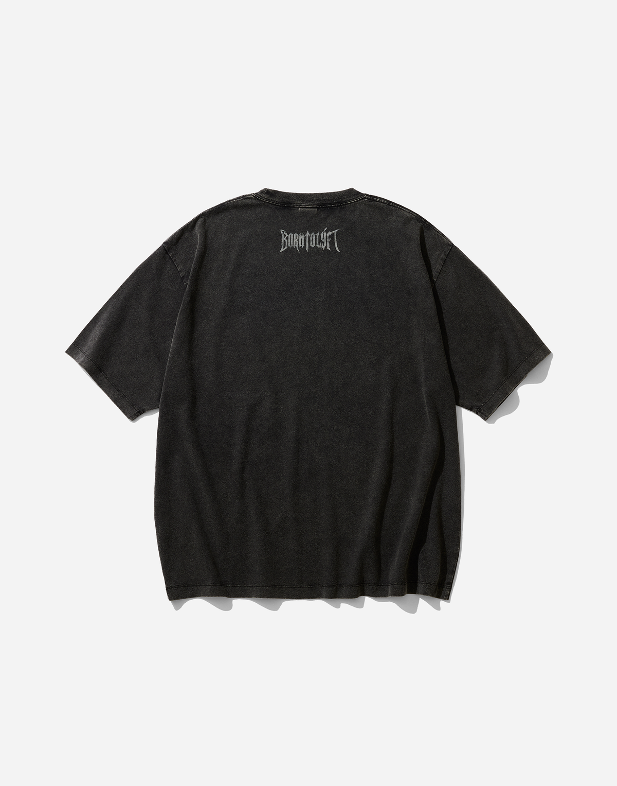 Doberman Metal Logo Vintage Big T-Shirt - Black